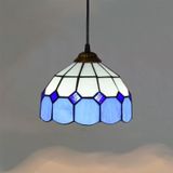 YWXLight 8 inch Eenvoudige stijl Glas-in-lood restaurant Bar Pendent Lamp