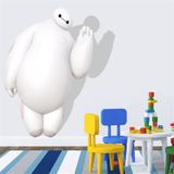 3D creatieve Cartoon Baymax patroon Fashion Wall Stickers  formaat: 50 x 70 cm