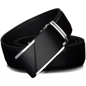 Cowather CZ025 Mannen Mode Business Tweelaagse koeienhuid automatische gesp riem  lengte: 110cm