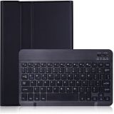 A860 voor Samsung Galaxy tab S6 10 5 inch T860/T865 afneembare Bluetooth-toetsenbord case met pennenhouder elastische riem (zwart)