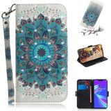 3D gekleurde tekening Peacock krans patroon horizontale Flip lederen case voor ASUS Zenfone Max (m2) ZB633KL  met houder & kaartsleuven & portemonnee