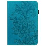 Kant bloem embossing patroon lederen tablet case voor ipad pro 11 2021 / ipad air 2020