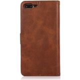 Calf Texture 2 in 1 Detachable Magnetic Back Cover Horizontal Flip Leather Case with Holder & Card Slots & Wallet & Photo Frame For iPhone 8 Plus / 7 Plus(Brown)