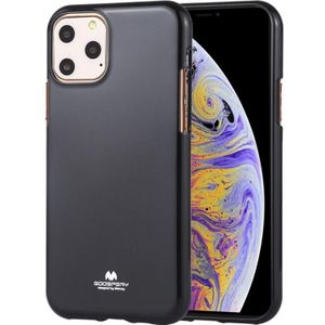 MERCURY GOOSPERY JELLY TPU schokbestendig en kras Case voor iPhone 11 Pro Max (zwart)