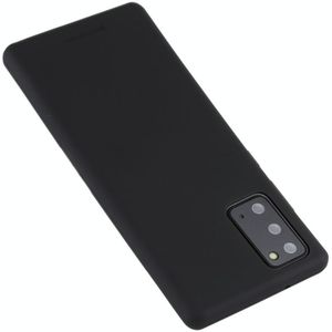 Voor Samsung Galaxy Note20 GOOSPERY SOFT FEELING Liquid TPU Drop-proof Soft case(Zwart)