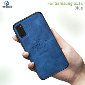 Voor Galaxy S20 PINWUYO Zun-serie PC + TPU + Skin Waterproof Anti-fall All-inclusive Beschermhoes(Blauw)