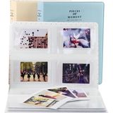 128 Pockets Photo Book Album Naam Kaarthouder voor Fujifilm Instax Mini 8 /7s /70 /25 /50s /90s (Roze)