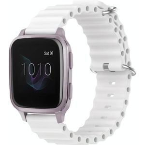 Voor Garmin Venu SQ 20mm Ocean Style siliconen effen kleur horlogeband