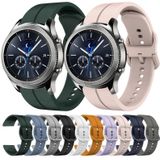 Voor Samsung Gear S3 Classic 22 mm lus siliconen horlogeband