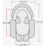 Winter en zomer kinderwagen pad nekbeschermer verwijderbare slaapmat