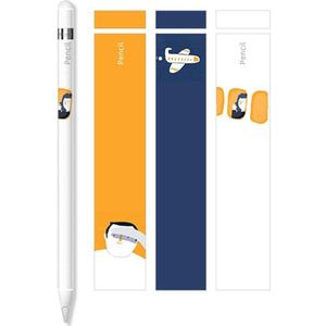 2 PCS 3 in 1 Stylus Frosted Protective Film Sticker Set For Apple Pencil 1(AP017)