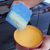 10 stks / set FJDLK-001 Microfiber Auto Was schoonmaak Waxing Polijsten Sponge Handdoek Doek Vierkante Car Care Tools 4cm Dikke