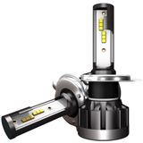 2 stuks 1901 H4/HB2/9003 DC9-36V 14W 6000K 1400LM IP68 auto LED koplamp lampen (wit licht)