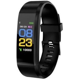ID115 0 96 inch OLED scherm slimme horloge armband stappenteller sport fitness tracker armband (zwart)