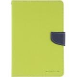 KWIK GOOSPERY FANCY dagboek horizontale Flip lederen case voor iPad mini (2019)  met houder & kaartsleuven & portemonnee (groen)
