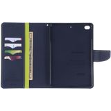KWIK GOOSPERY FANCY dagboek horizontale Flip lederen case voor iPad mini (2019)  met houder & kaartsleuven & portemonnee (groen)