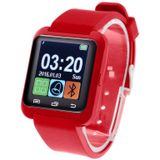 U80 blauwtooth gezondheid Smart Watch 1.5 inch LCD-scherm voor Android mobiele telefoon  telefoongesprek ondersteuning / muziek / stappenteller / slaap Monitor / Anti-lost(rood)