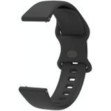 20mm voor Garmin Venu / Samsung Galaxy Watch Active 2 Universele Binnenrug Gespperforatie Siliconen Vervanging Strap Horlogeband