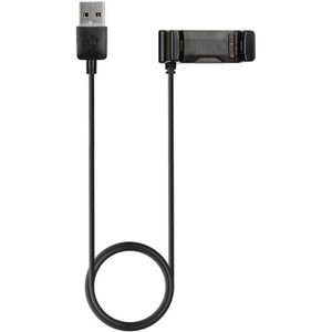 Oplader kabel vervangende oplader standaard voor Garmin VivoActive HR Smart Watch  kabel lengte: 1 2 m (zwart)