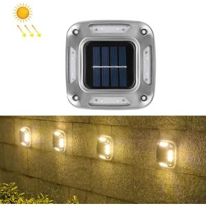 8 LED Solar Wall Lamp Outdoor Rvs Buried Light (Warm Light)