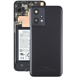 Voor OnePlus Nord CE 2 Lite 5G Originele Batterij Back Cover met Camera Lens Cover (Zwart)