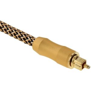 Digitale Audio Optische Fiber Kabel Toslink mannetje naar mannetje  Lengte: 1.5 meter  OD:6.0mm
