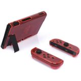 Hard PC Protection cover voor Nintendo switch NS Case afneembare Crystal plastic shell console controller accessoires (rood)