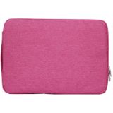 Modieus universeel 11.6 inch Denim Laptoptas Pouch met rits voor MacBook  Lenovo en andere Laptops  Afmetingen: 32.2 x 21.8 x 2 cm (hard roze)