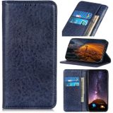 Voor Samsung Galaxy S30 / S21 Magnetic Crazy Horse Texture Horizontale Flip Lederen case met Holder & Card Slots & Wallet(Blauw)