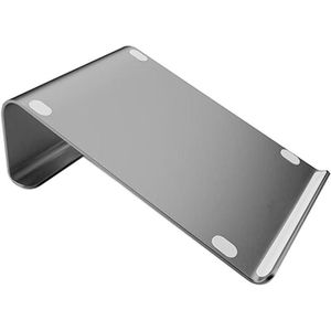 Aluminium Cooling Stand voor Laptop  geschikt voor Mac Air  Mac Pro  iPad  nl andere 11-17-inch Laptops (grijs)