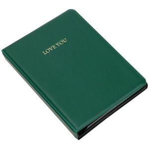 LOVEYOU woorden cover standaard mini foto album boek  specificatie: 5 inch 32 vellen (groen)