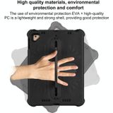 Voor iPad Air 2/9.7 2017/2018 Shield 360 Rotatie Handvat EVA Schokbestendige PC Tablet Case (Zwart)