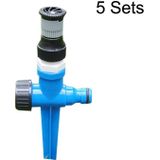 5 Sets 4 punten verstelbare scattering Sprinkler (Sprinkler + Ground Plug)