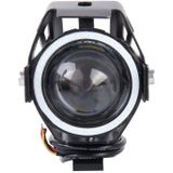 U7 10W 1000LM CREE LED leven waterdichte koplicht Light met Angel Eyes licht voor motorfiets / SUV  DC 12V(Red Light)