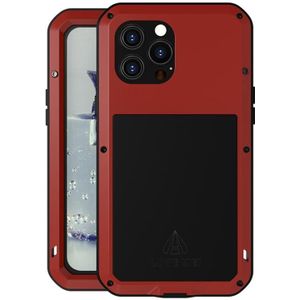 Love Mei Metal Shockproof Waterdichte stofdichte beschermende telefooncase voor iPhone 13 Pro Max