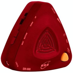 ENO EM-688 Elektronische Vocale Oplaadbare Metronoom voor piano/gitaar/drum/guzheng/viool(rood)
