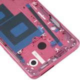 Front behuizing LCD frame bezel Plate voor LG G7 ThinQ/G710 (roze)