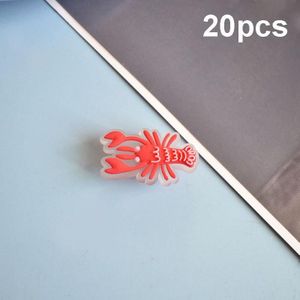 20st Luminous Ocean Series PVC Soft Rubber Grotschoenen Decoratieve gesp