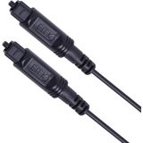 15m EMK OD2.2mm Digital Audio Glasvezel Kabel Plastic Speaker Balance Cable(Zwart)