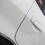 5m auto decoratieve Strip PVC Chrome decoratie Strip deur afdichting venster Seal(Grey)
