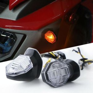 1 Paar Motorfiets Stuurlamp Kleine Shark LED Highlight (MK-100)