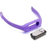 Wearable armband 4GB digitale Voice Recorder polshorloge  n knop lang Recording(Purple)