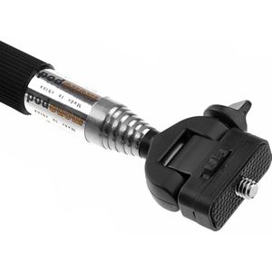 ST-55 verlengbare Monopod / Selfiestick met Adapter voor GoPro HERO (2018) 7 / 6 / 5 / 4 / 3+ / 3 / 2 / 1 (zwart)