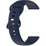 For Amazfit GTS 2E 20mm Solid Color Silicone Watch Band(Navy Blue)