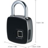Anytek P3 + tegen diefstal niet-wachtwoord elektrisch intelligent vingerafdruk hangslot  ondersteuning APP Unlock