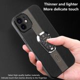 Voor iPhone 15 Pro Max magnetische Litchi lederen achterkant telefoonhoes met houder
