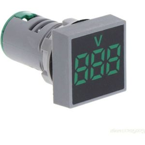 AD101-22VMS Mini AC 20-500V voltmeter vierkant paneel LED digitale spannings meter indicator (groen)