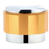 Yk33258 roestvrijstalen dubbel-afgesloten koffie doek dispenser  grootte: 53 mm (gouden multilaterale type)