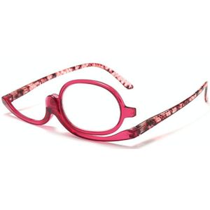 Make-up Presbyope Bril Monolithisch Leesglas Vergrootglas  Graad: +150(Rood)