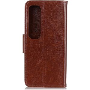 Voor Xiaomi Mi 10 Ultra Nappa Texture Horizontale Flip Lederen Case met Holder & Card Slots & Wallet(Bruin)